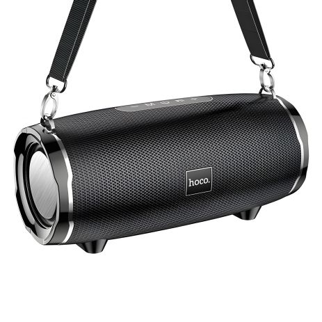 HC5 Hoco Бездротова колонка BT5.0, AUX, FM, TF, USB, 3.5Hours, 3600mAh, чорна HC5 Hoco Бездротова колонка BT5.0, AUX, FM, TF, USB, 3.5Hours, 3600mAh, чорна