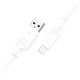 Кабель Hoco X84 USB to MicroUSB 1m білий Кабель Hoco X84 USB to MicroUSB 1m білий