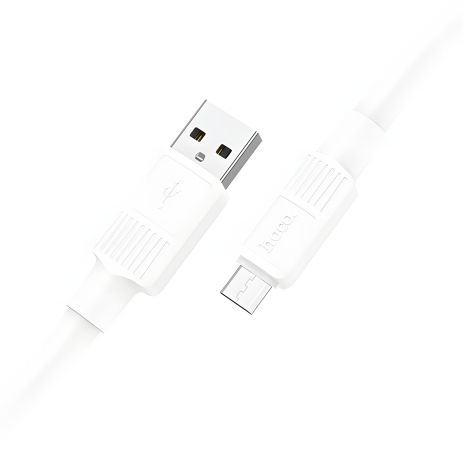 Кабель USB to MicroUSB Hoco X84 1m белый Кабель USB to MicroUSB Hoco X84 1m белый