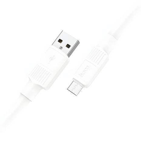 Кабель Hoco X84 USB to MicroUSB 1m білий Кабель Hoco X84 USB to MicroUSB 1m білий