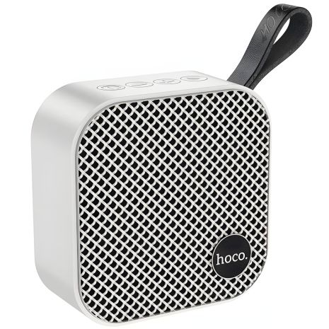 Бездротова колонка Hoco HC22, BT5.2, AUX, TF, USB, FM, 4h, біла Бездротова колонка Hoco HC22, BT5.2, AUX, TF, USB, FM, 4h, біла