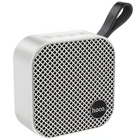 Бездротова колонка Hoco HC22, BT5.2, AUX, TF, USB, FM, 4h, біла Бездротова колонка Hoco HC22, BT5.2, AUX, TF, USB, FM, 4h, біла