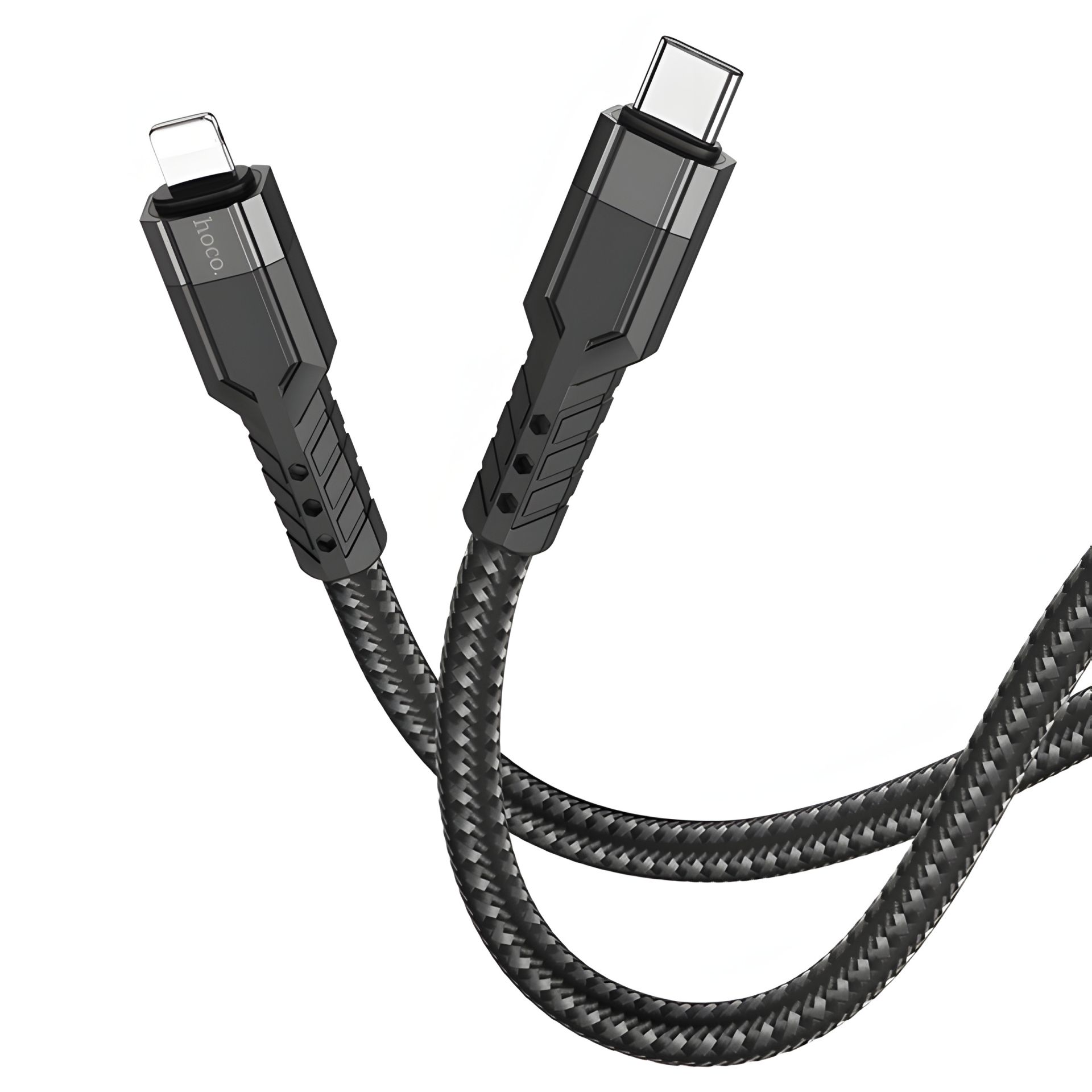 Кабель Hoco U110 Type-C to Lightning PD 1.2m чорний Кабель Hoco U110 Type-C to Lightning PD 1.2m чорний