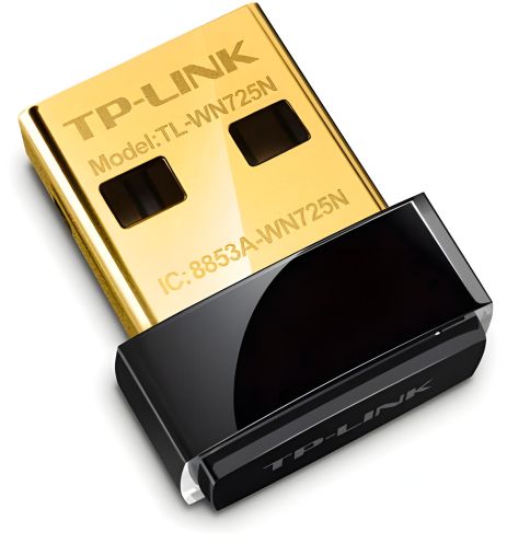 Wi-Fi адаптер TP-Link TL-WN725N, USB 2.0, 150 Mb/s, 20 dBm, 2.4 GHz Wi-Fi адаптер TP-Link TL-WN725N, USB 2.0, 150 Mb/s, 20 dBm, 2.4 GHz