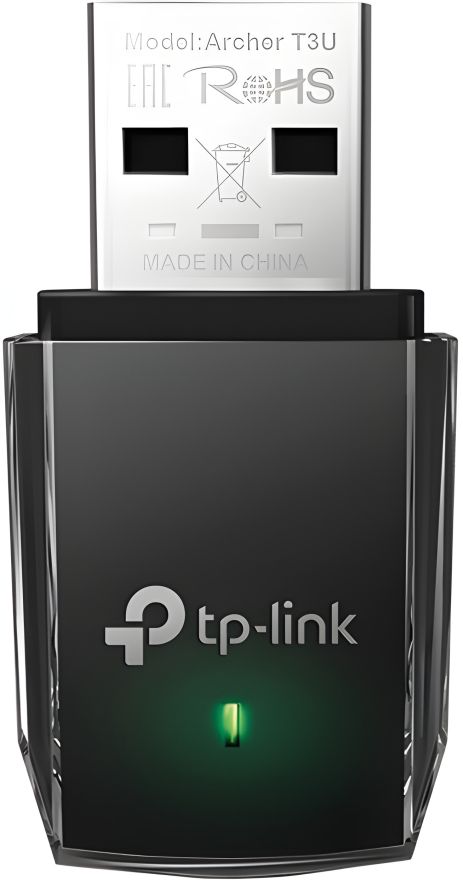 Wi-Fi адаптер TP-Link Archer T3U, USB 3.0, MU-MIMO, 2.4/5 GHz, 1300 Mb/s Wi-Fi адаптер TP-Link Archer T3U, USB 3.0, MU-MIMO, 2.4/5 GHz, 1300 Mb/s