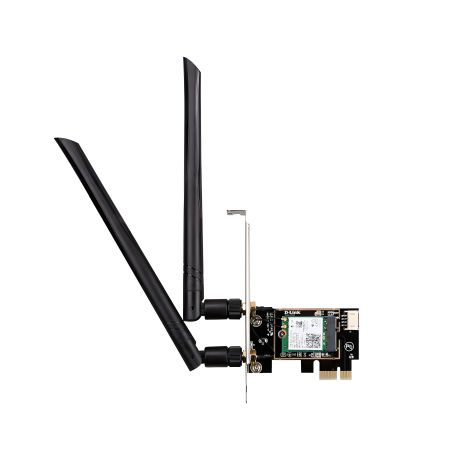 Адаптер Wi-Fi D-Link DWA-X582, PCI Express, Wi-Fi 6, 2402 Mb/s, OFDMA, 2.4/5GHz, 5 dBi