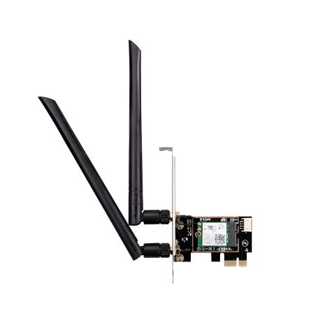 Адаптер Wi-Fi D-Link DWA-X582, PCI Express, Wi-Fi 6, 2402 Mb/s, OFDMA, 2.4/5GHz, 5 dBi