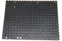 Гумовий килимок вхідний соти К-36/sale Уцінка 60x80 см