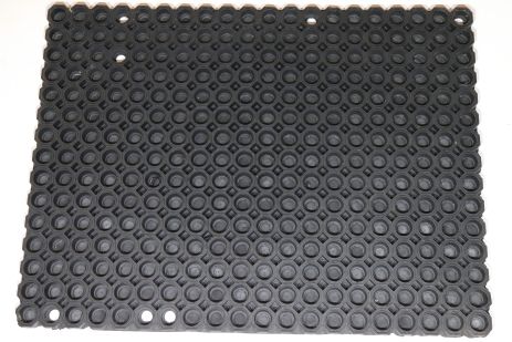 Входной резиновый коврик с сотами 60x80 см, модель К-36/sale (Уценка)