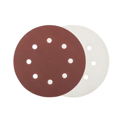 Шліфувальне коло на липучці 125 мм/8 отв P180 набір 5 шт MASTERTOOL 08-2518-H Шліфувальне коло на липучці 125 мм/8 отв P180 набір 5 шт MASTERTOOL 08-2518-H