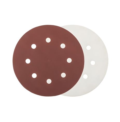 Набір шліфувальних кіл на липучці 180 мм/8 отворів, P180, 5 шт., MASTERTOOL 08-1818-H Набір шліфувальних кіл на липучці 180 мм/8 отворів, P180, 5 шт., MASTERTOOL 08-1818-H