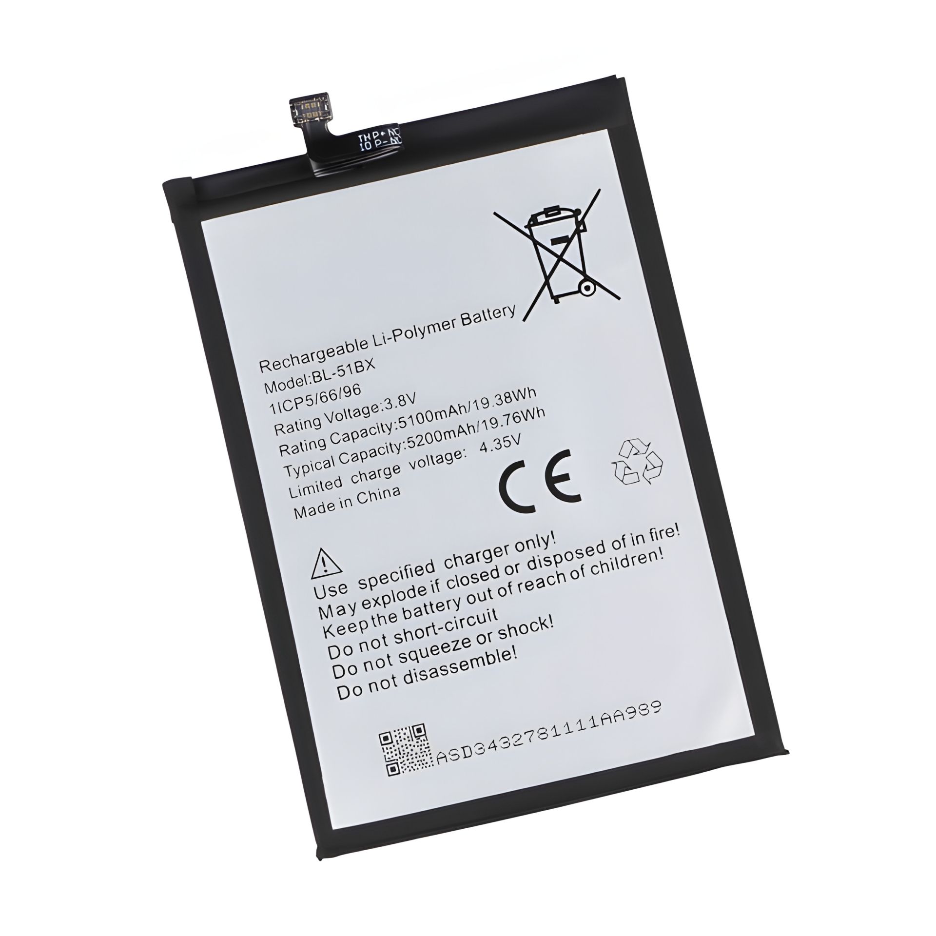 Yoki для Infinix Hot 11/20, Zero Ultra / Аккумулятор BL-51BX Yoki для Infinix Hot 11/20, Zero Ultra / Аккумулятор BL-51BX