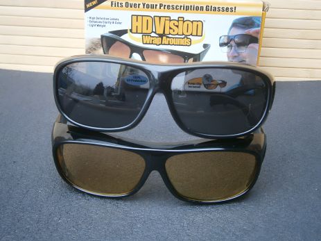 Водійські окуляри антивідблискові HD Vision день/ніч комплект 2 штуки Водійські окуляри антивідблискові HD Vision день/ніч комплект 2 штуки