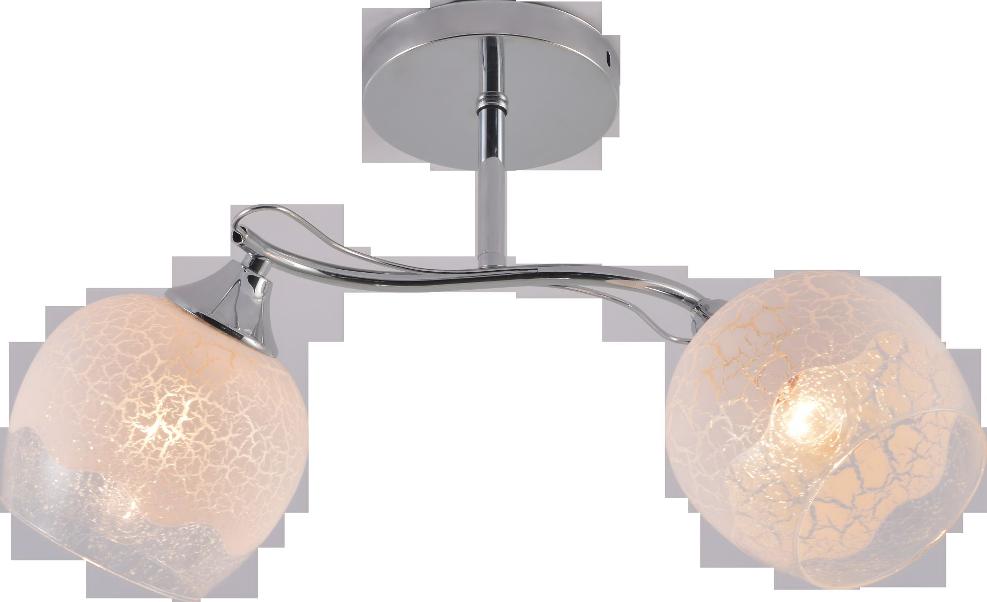 Стельова люстра V XA1633-2 CR на 2 плафони Стельова люстра V XA1633-2 CR на 2 плафони