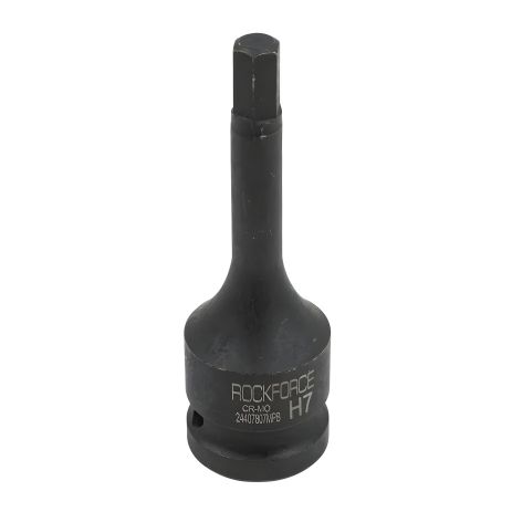 Ударная шестигранная головка-бита 7мм, 1/2" ROCKFORCE RF-24407807MPB Ударная шестигранная головка-бита 7мм, 1/2" ROCKFORCE RF-24407807MPB