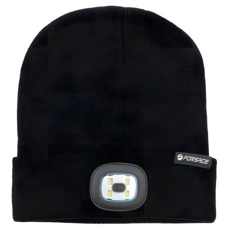 Чорна шапка біні зі знімним ліхтариком 21х23см (1Вт, 3 режими роботи, 120Лм, час роботи 2-3ч) FORSAGE F-444 Чорна шапка біні зі знімним ліхтариком 21х23см (1Вт, 3 режими роботи, 120Лм, час роботи 2-3ч) FORSAGE F-444