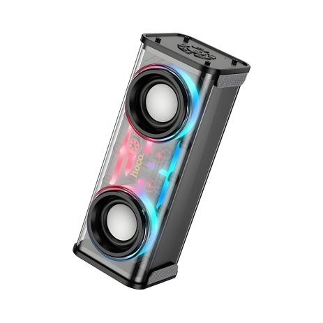 Портативная Bluetooth колонка Hoco DS60 с LED подсветкой black Портативная Bluetooth колонка Hoco DS60 с LED подсветкой black