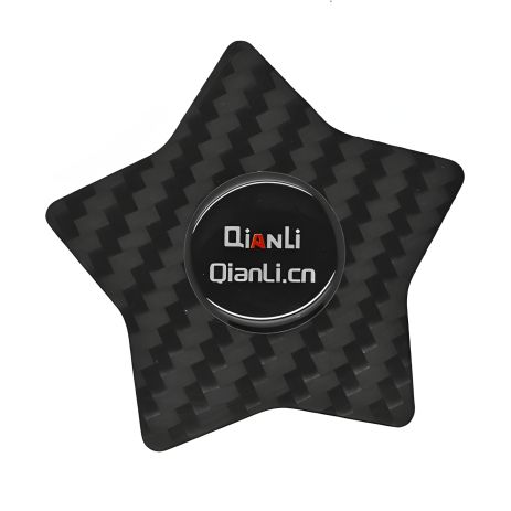 Карта пластиковая QianLi Carbon Fiber D, звезда пятиугольная, для разборки