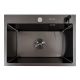 Кухонная мойка Valeso Handmade 58*43 PVD черная (сифон круглый, 3,0/0,8) Кухонная мойка Valeso Handmade 58*43 PVD черная (сифон круглый, 3,0/0,8)