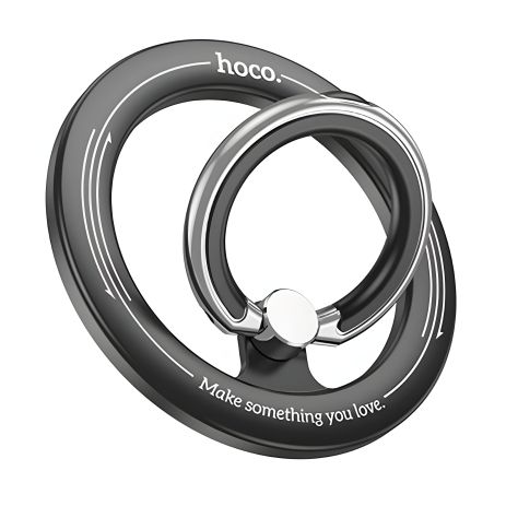 Черный магнитный автодержатель Hoco GH1