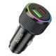 Автомобільний зарядний пристрій Hoco NZ14A 38W: USB QC 18W, Type-C PD20W| black