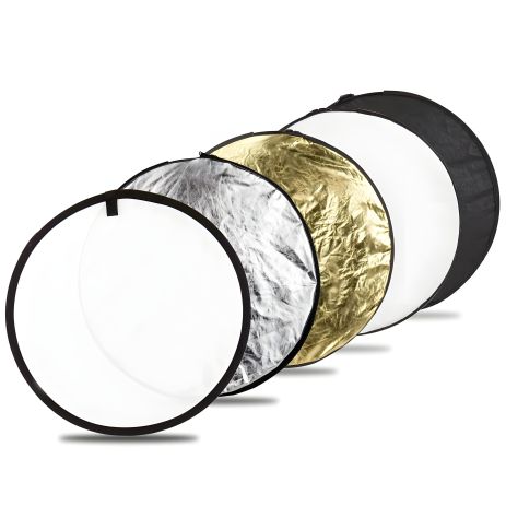 Отражатель для фото Ручной Круглый Puluz PU5112 80 см 5 Цветов золотой/серебряный/белый/черный/прозрачный Отражатель для фото Ручной Круглый Puluz PU5112 80 см 5 Цветов золотой/серебряный/белый/черный/прозрачный