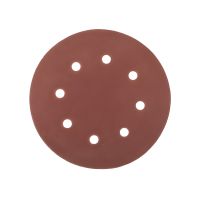 Шліфувальне коло липуче 180 мм/8 отв P80 набір 5 шт MASTERTOOL 08-1808-H