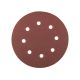 Шлифовальный круг на липучке 180 мм/8 отв P150, набор 5 шт, MASTERTOOL 08-1815-H