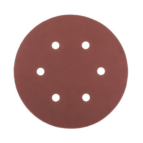 Шліфувальний круг 225 мм/6 отв P60 MASTERTOOL 08-2006-H (набір 5 шт)