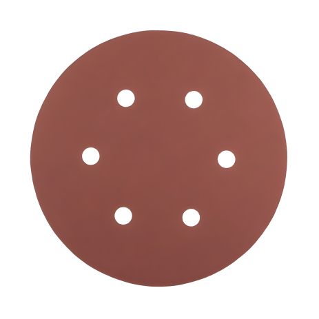 Шліфувальне коло на липучці 225 мм/6 отв P120, набір 5 шт MASTERTOOL 08-2012-H Шліфувальне коло на липучці 225 мм/6 отв P120, набір 5 шт MASTERTOOL 08-2012-H