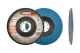 Диск шліфувальний пелюстковий конусний ZIRCONIA Т29 зерно 80 125х22 мм MASTERTOOL 8-32-080