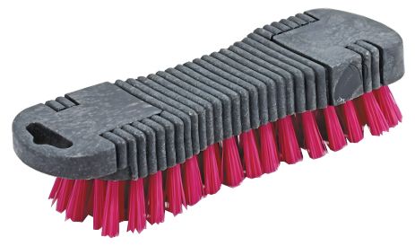 Щітка господарська ручна пластикова, колодка 186х55х45 мм, MASTERTOOL 14-6388