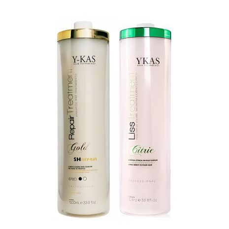 Набор для выпрямления волос YKAS Citric Кератин Профессиональная, 100/200 Набор для выпрямления волос YKAS Citric Кератин Профессиональная, 100/200