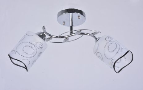 Стельова люстра sirius l 4403/2 cr для 2 плафонів