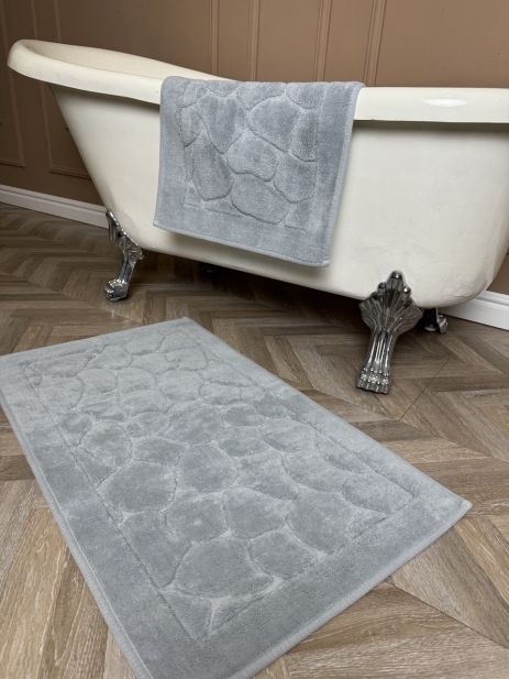 Набір ковриків для ванної 60x100 50x60 см Tropikhome Stone Grey