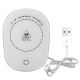 Подставка подогревающая чашка, термостатическая 10W USB 2+A, 16x12cm HZ-NBD03 белая