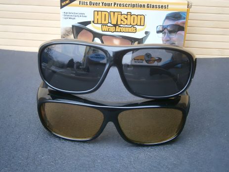 Набор из двух антибликовых очков для водителей HD Vision День / Ночь
