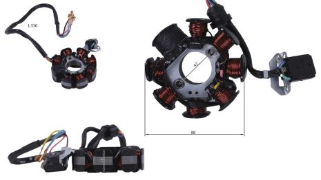 Статор генератора мотоцикл CB-250