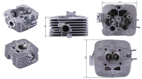 Головка цилиндра на мотоцикл CG 250