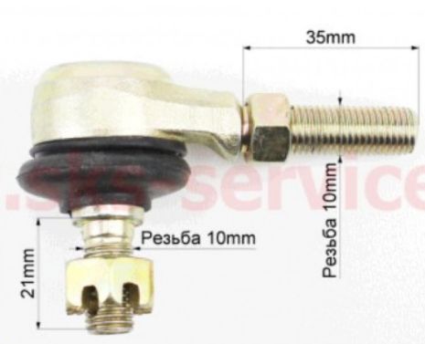 Наконечник квадроцикл (рулевой тяги) ATV (тип 5,1) (резьба правая)