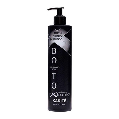 Шампунь для сухого та кучерявого волосся Extremo Botox Dry&Crispy Karite Shampoo з маслом каріте, 500 мл