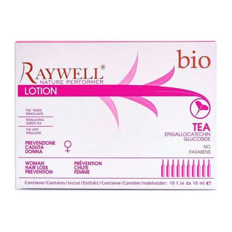 Ампулы лосьон Raywell Bio Tea Lotion против выпадения волос у женщин, 10х10 мл