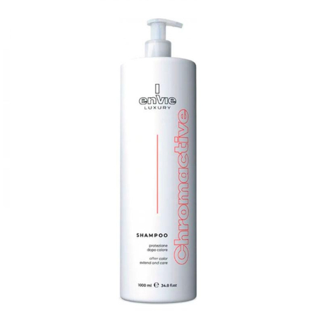 Шампунь Envie Chromactive Color Protector Shampoo для захисту кольору фарбованого волосся з екстрактом гранату, 1000 мл Шампунь Envie Chromactive Color Protector Shampoo для захисту кольору фарбованого волосся з екстрактом гранату, 1000 мл