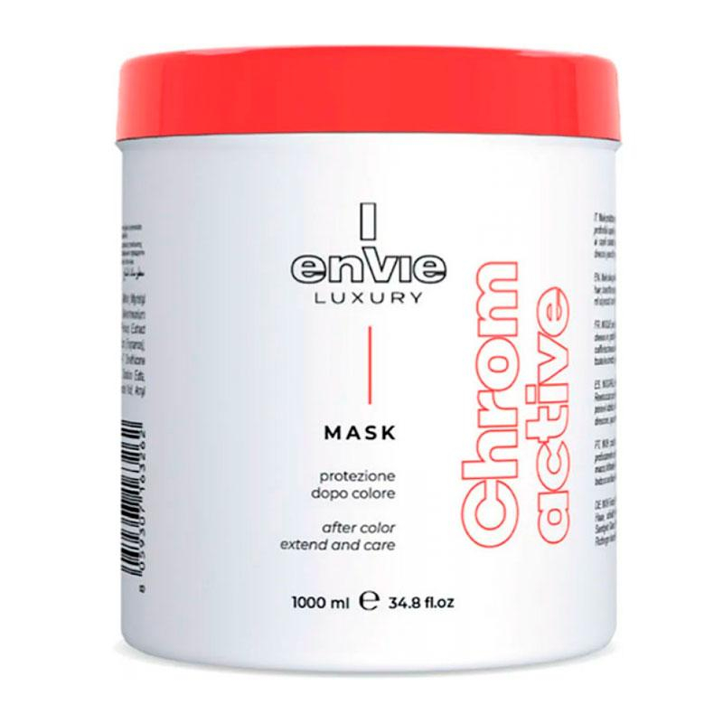 Маска Envie Chromactive Color Protector Mask для защиты цвета окрашенных волос с экстрактом граната, 1000 мл Маска Envie Chromactive Color Protector Mask для защиты цвета окрашенных волос с экстрактом граната, 1000 мл