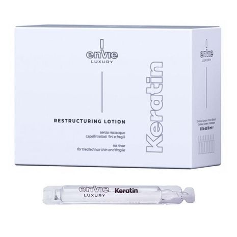 Ампули Envie Luxury Keratin Lotion для догляду та відновлення пошкодженого волосся (EN455), упаковка 10 мл х 10 шт Ампули Envie Luxury Keratin Lotion для догляду та відновлення пошкодженого волосся (EN455), упаковка 10 мл х 10 шт