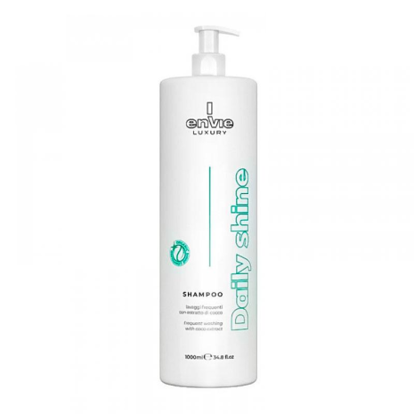 Шампунь Envie Daily Shine Shampoo ежедневный для блеска волос с кокосовым маслом, 1000 мл