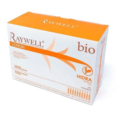 Ампулы Raywell Bio Hidra Lotion лосьон для реконструкции волос, 10х10 мл