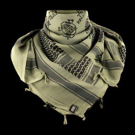 Арафатка шемаг "Вікінг" оливково-чорна 100% бавовна 105х105 см