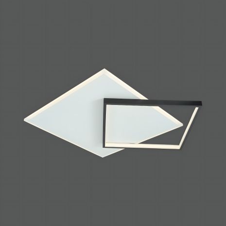 Акрилова світлодіодна люстра VALESO 2023226 WT+BK