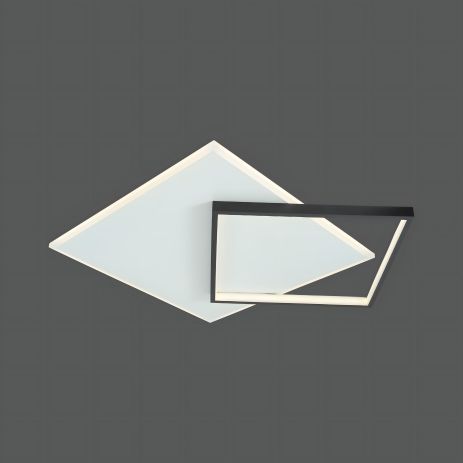 Акрилова світлодіодна люстра VALESO 2023226 WT+BK